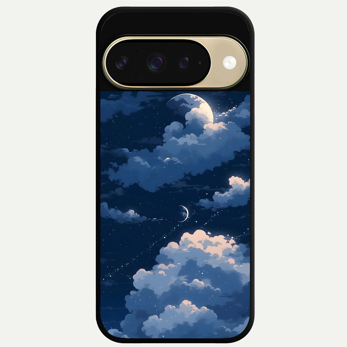  Moon Dream Haze Glass Case For Google Pixel 9 back cover – full design glossy printed glass finish