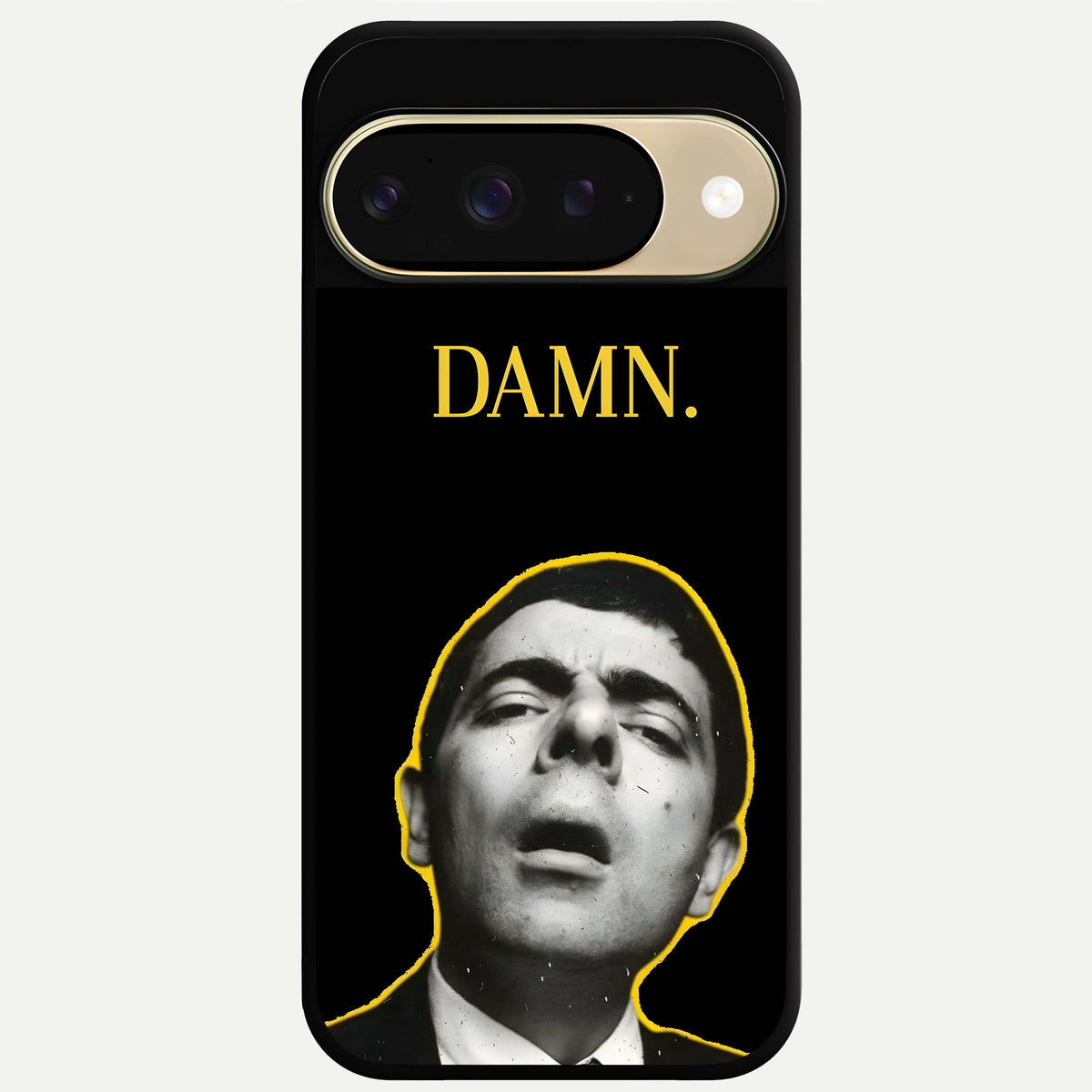  Mr Bean Damn Glass Case For Google Pixel 9 back cover – full design glossy printed glass finish