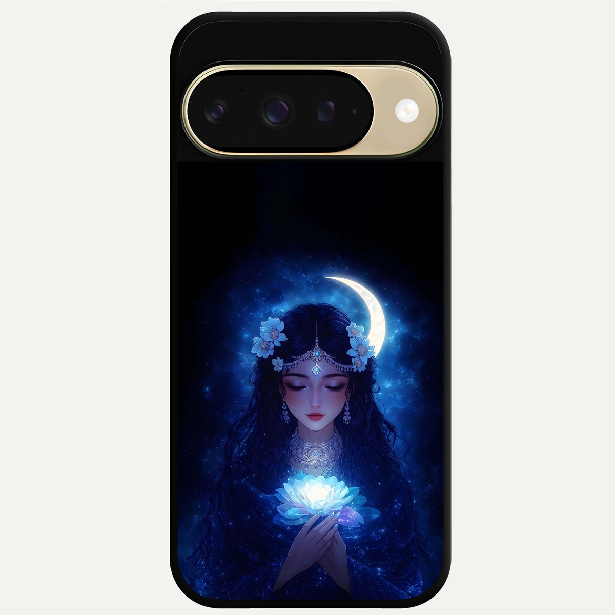  Mystic Moon Queen Glass Case For Google Pixel 9 back cover – full design glossy printed glass finish