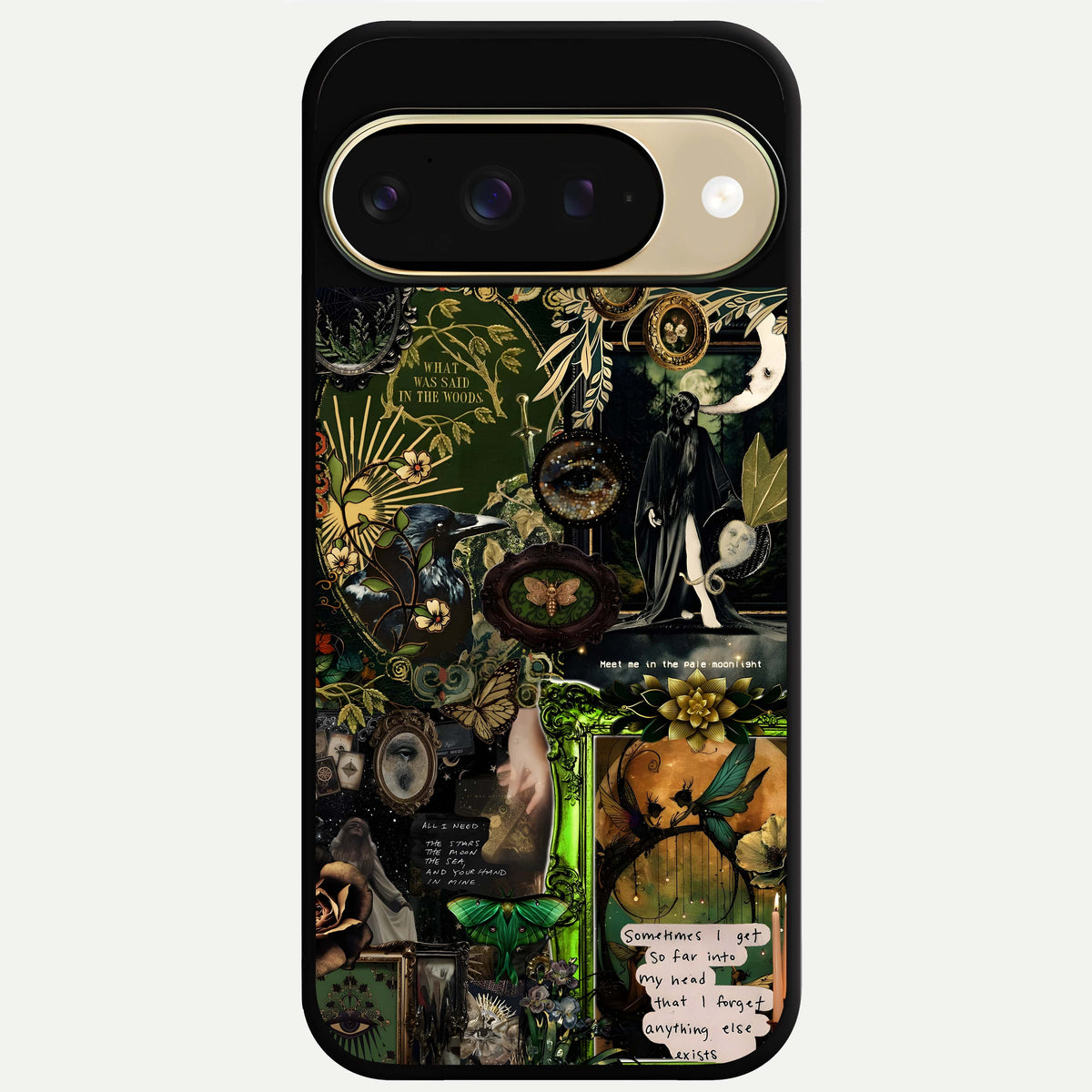  Mystic Woods Secret Glass Case For Google Pixel 9 back cover – full design glossy printed glass finish