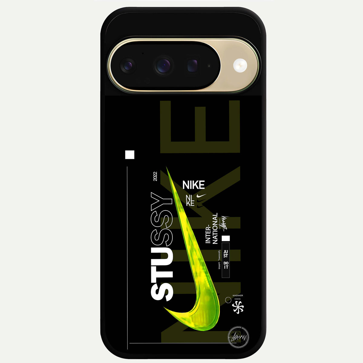  Neon Street Edition Glass Case For Google Pixel 9 back cover – full design glossy printed glass finish