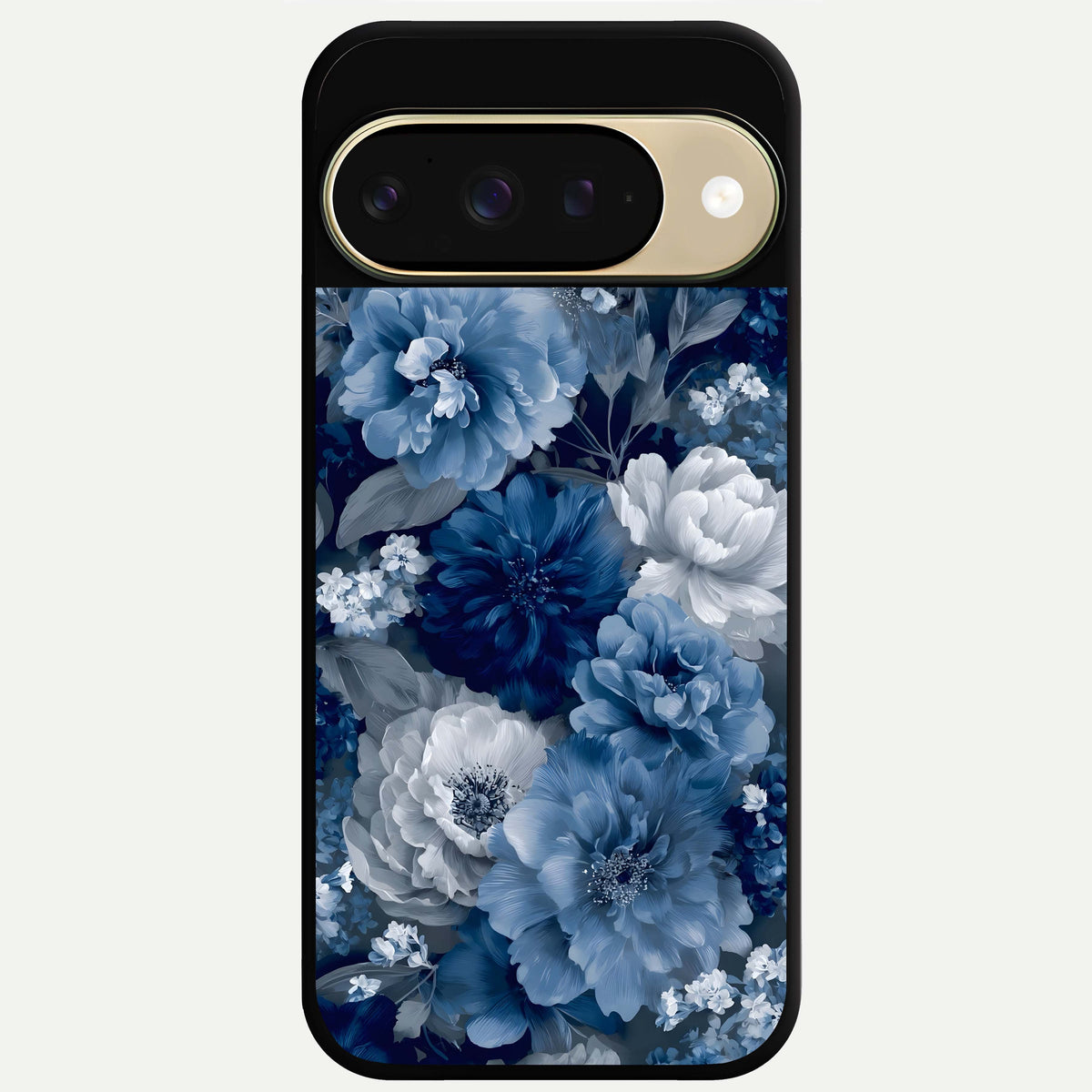  Royal Bloom Garden Glass Case For Google Pixel 9 back cover – full design glossy printed glass finish