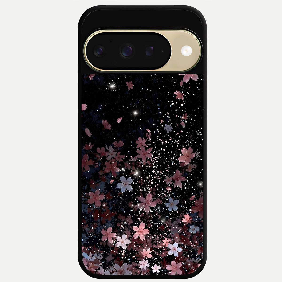  Starlit Flower Dreams Glass Case For Google Pixel 9 back cover – full design glossy printed glass finish