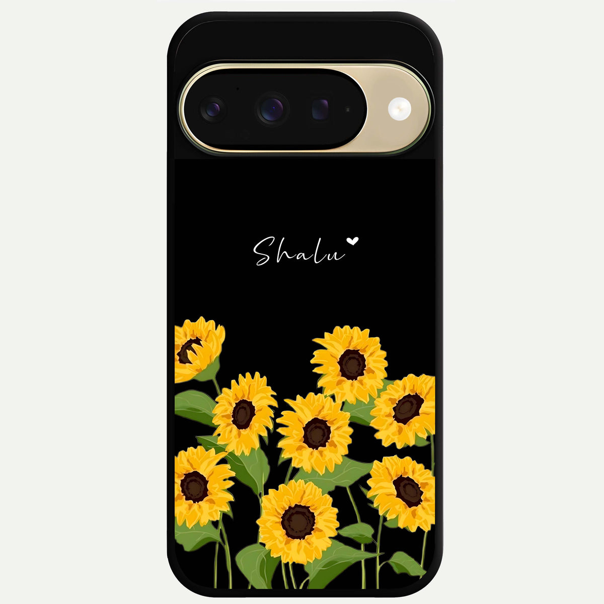  Sunflower Sky Bloom Glass Case For Google Pixel 9 back cover – full design glossy printed glass finish