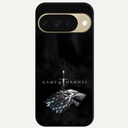  Throne Wolf Legacy Glass Case For Google Pixel 9 back cover – full design glossy printed glass finish