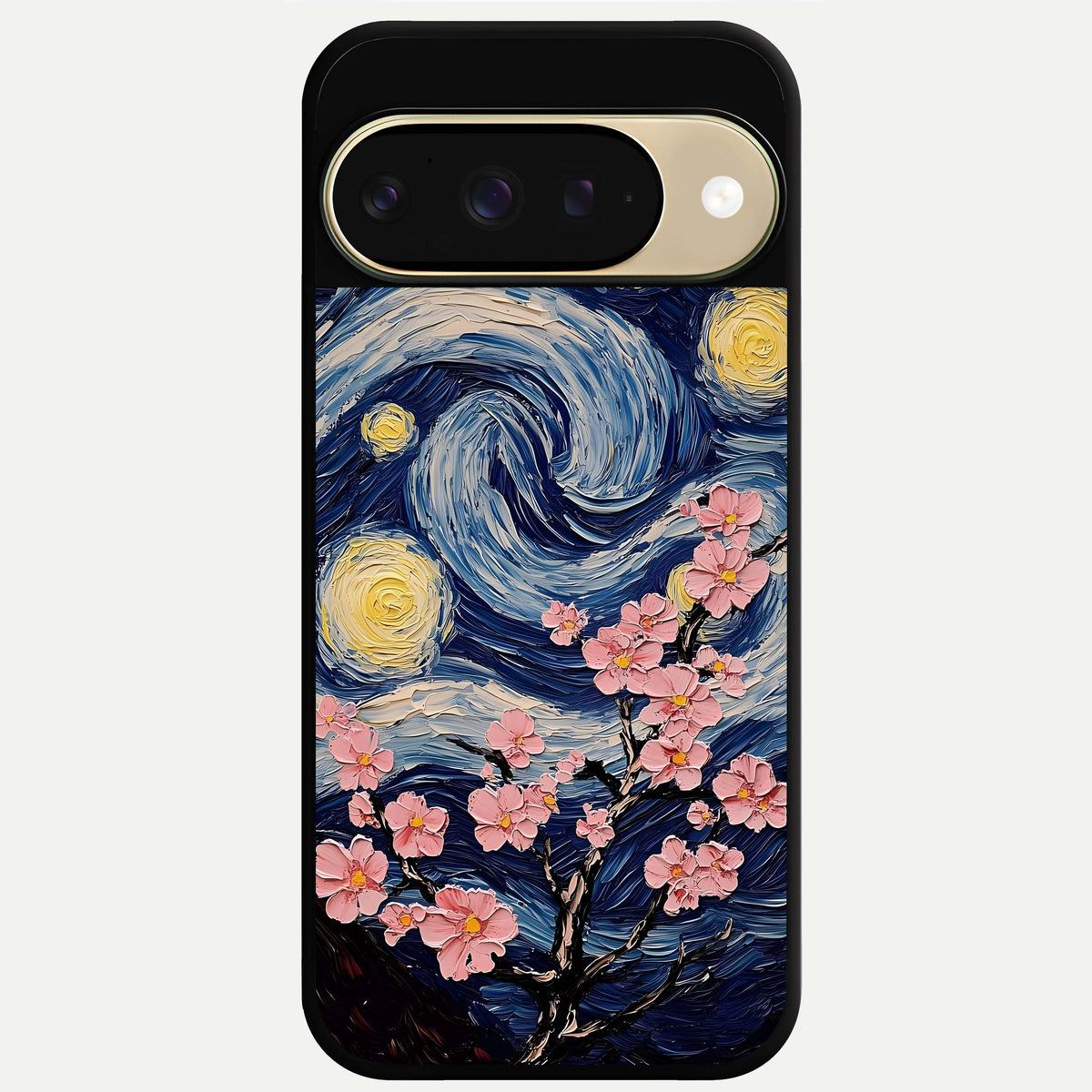  Van Gogh Scenery Glass Case For Google Pixel 9 back cover – full design glossy printed glass finish