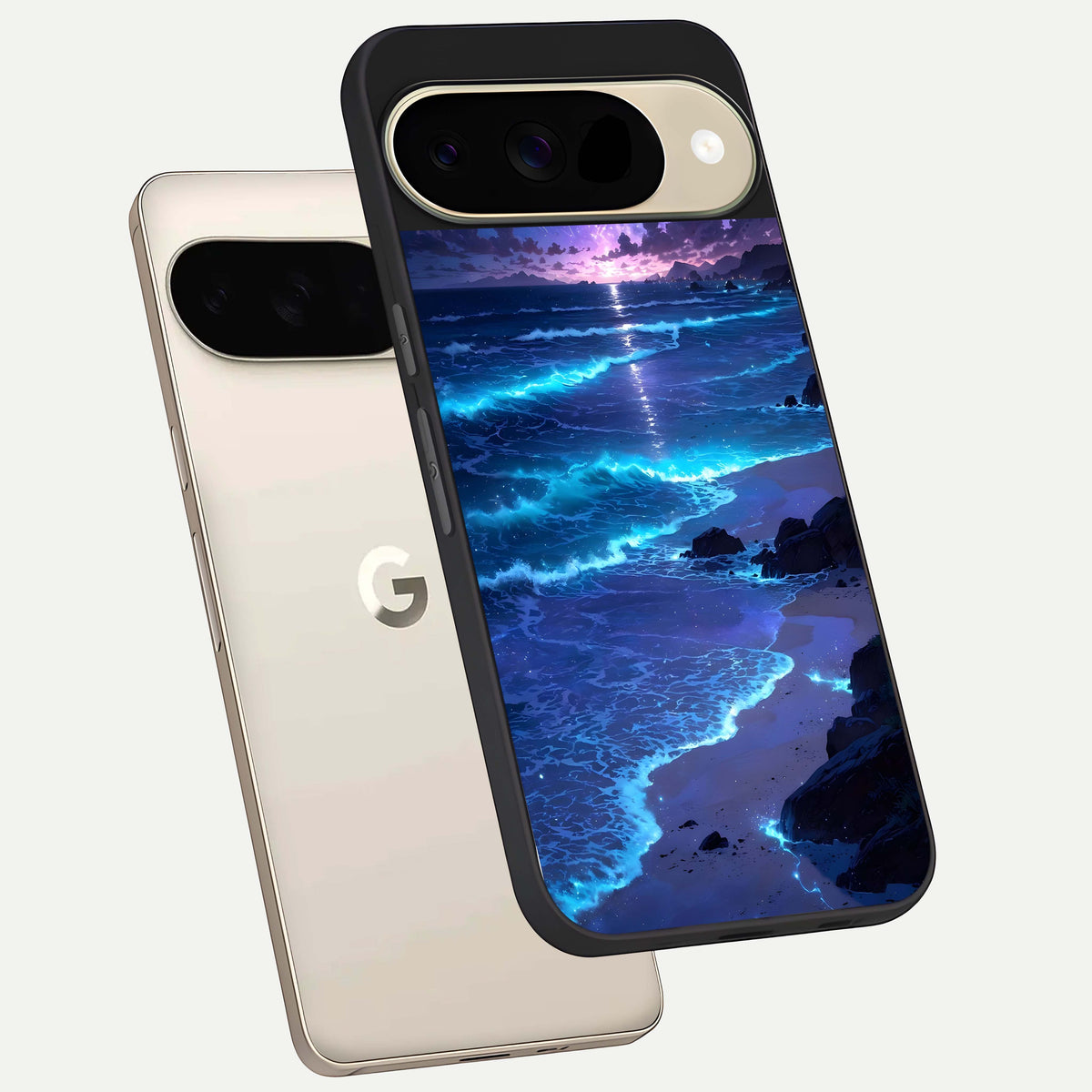  Classic Damn Look phone case For Google Pixel 9 showing premium glass back cover with detailed artwork
