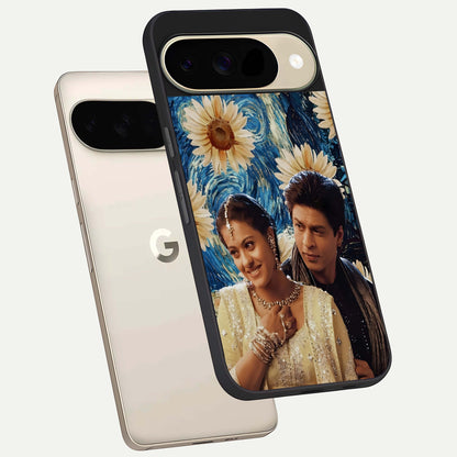  Eternal Love Story phone case For Google Pixel 9 showing premium glass back cover with detailed artwork