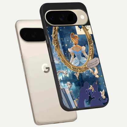  Midnight Queen phone case For Google Pixel 9 showing premium glass back cover with detailed artwork