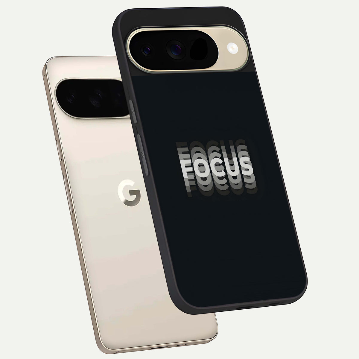  Mono Focus Vision phone case For Google Pixel 9 showing premium glass back cover with detailed artwork