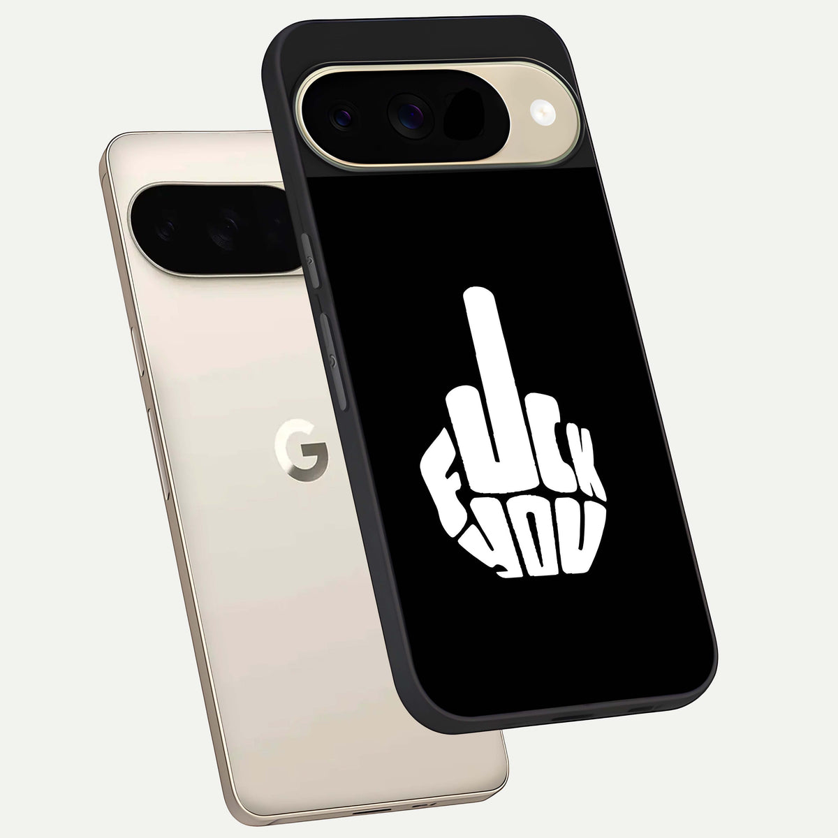  Rebel Mode On phone case For Google Pixel 9 showing premium glass back cover with detailed artwork