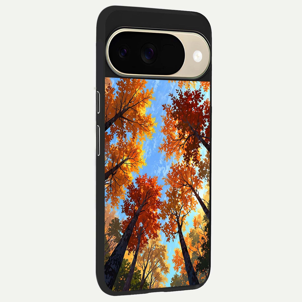  Autumn Sky Rise back cover For Google Pixel 9 slim fit glass case with vibrant aesthetic design