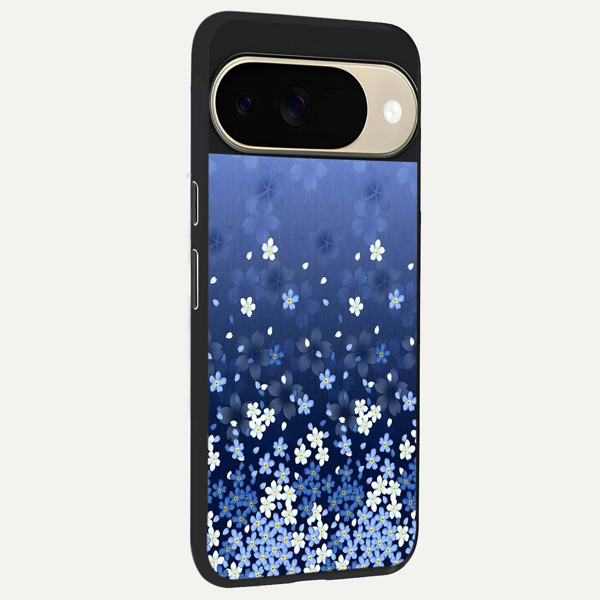  Blue Starry back cover For Google Pixel 9 slim fit glass case with vibrant aesthetic design