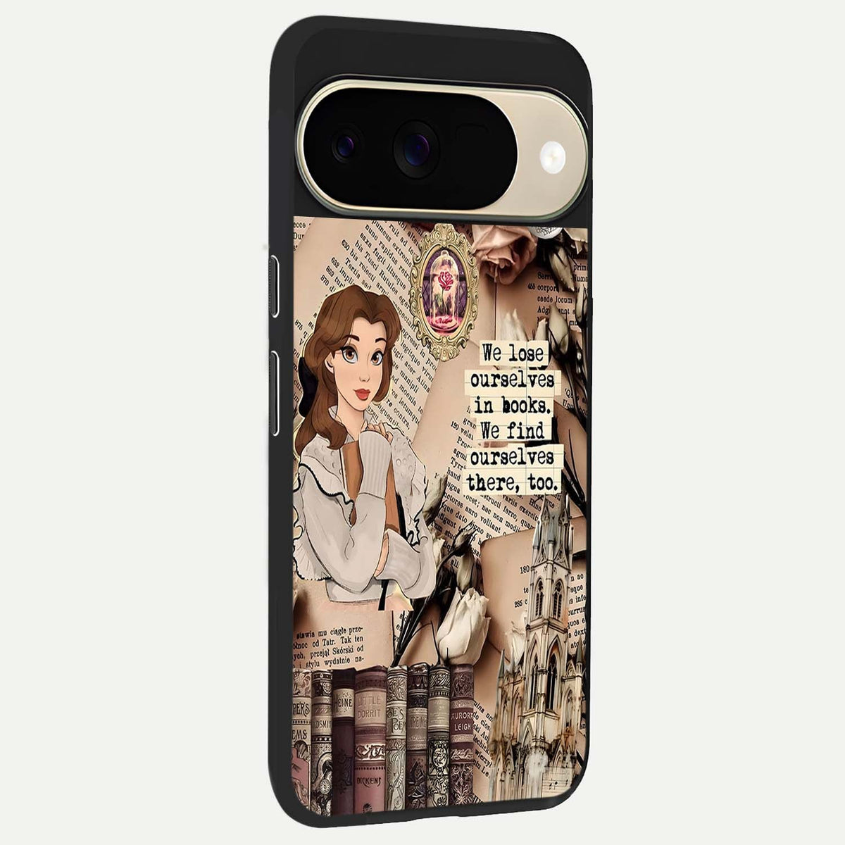  Bookish Dream World back cover For Google Pixel 9 slim fit glass case with vibrant aesthetic design