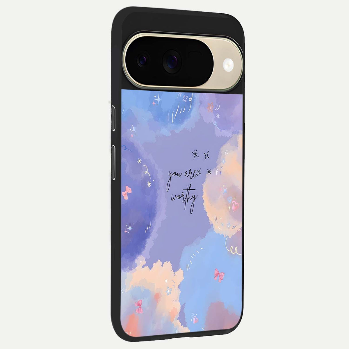  Celestial Cloud Magic back cover For Google Pixel 9 slim fit glass case with vibrant aesthetic design