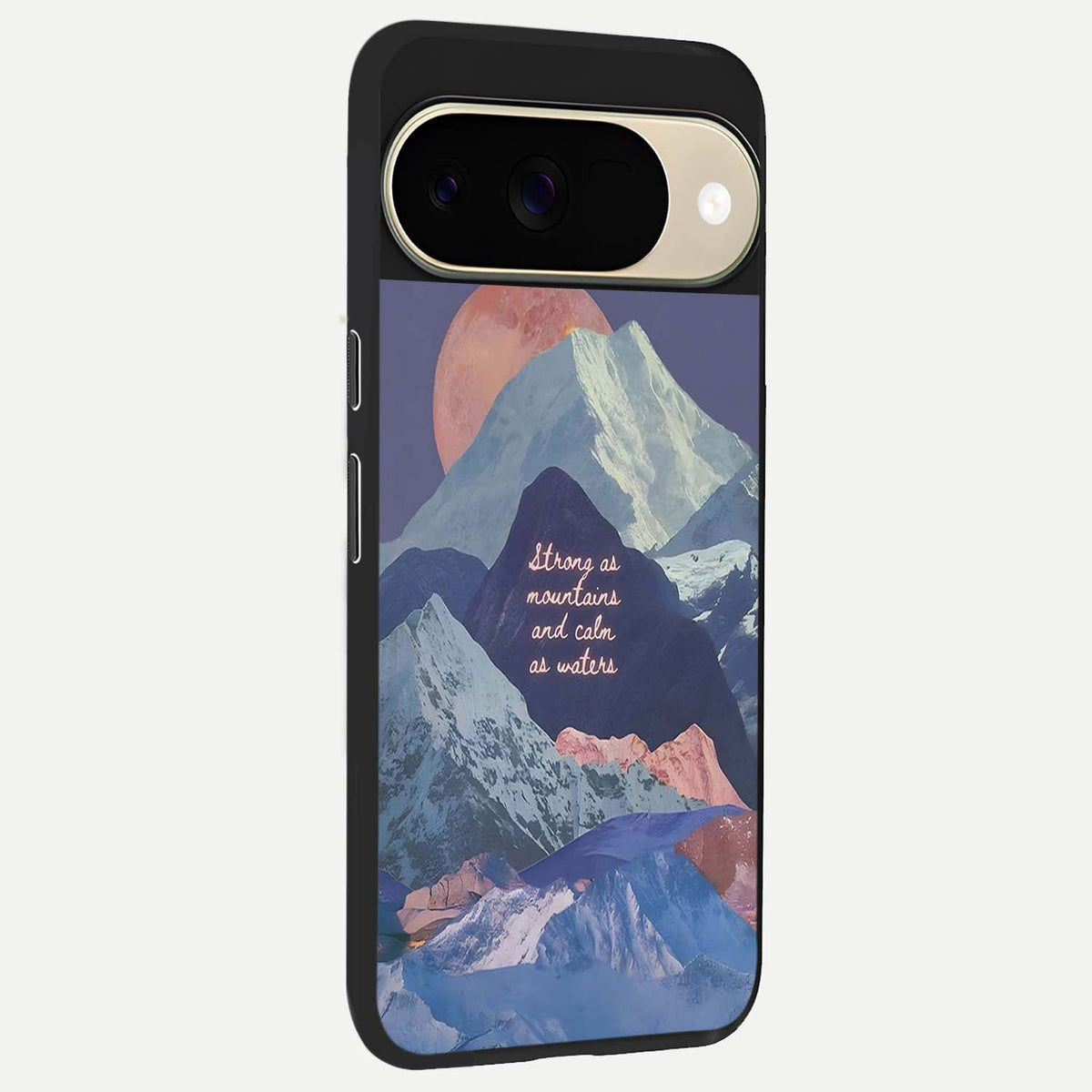  Celestial Mountain Calm back cover For Google Pixel 9 slim fit glass case with vibrant aesthetic design