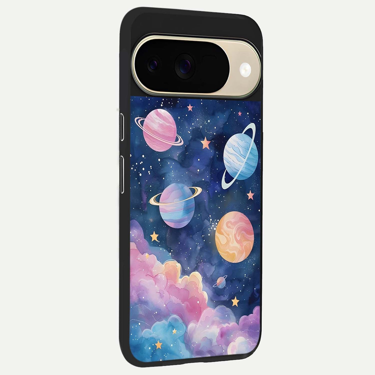  Cosmic Planet Dreams back cover For Google Pixel 9 slim fit glass case with vibrant aesthetic design