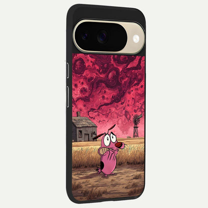  Courage Under Sky back cover For Google Pixel 9 slim fit glass case with vibrant aesthetic design