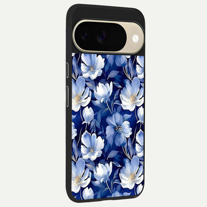  Cute Floral Patterns back cover For Google Pixel 9 slim fit glass case with vibrant aesthetic design