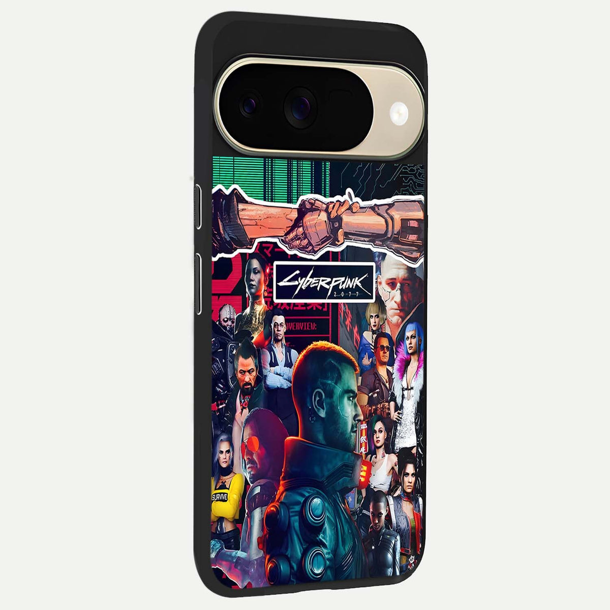  CYBERPUNK Legacy back cover For Google Pixel 9 slim fit glass case with vibrant aesthetic design