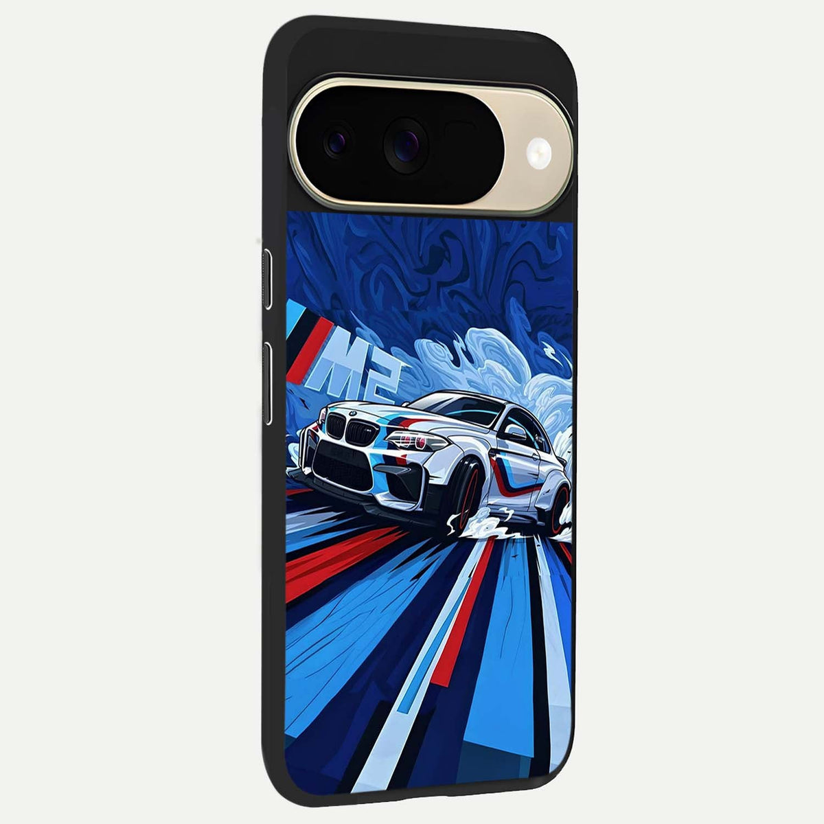  Drift Power Rush back cover For Google Pixel 9 slim fit glass case with vibrant aesthetic design