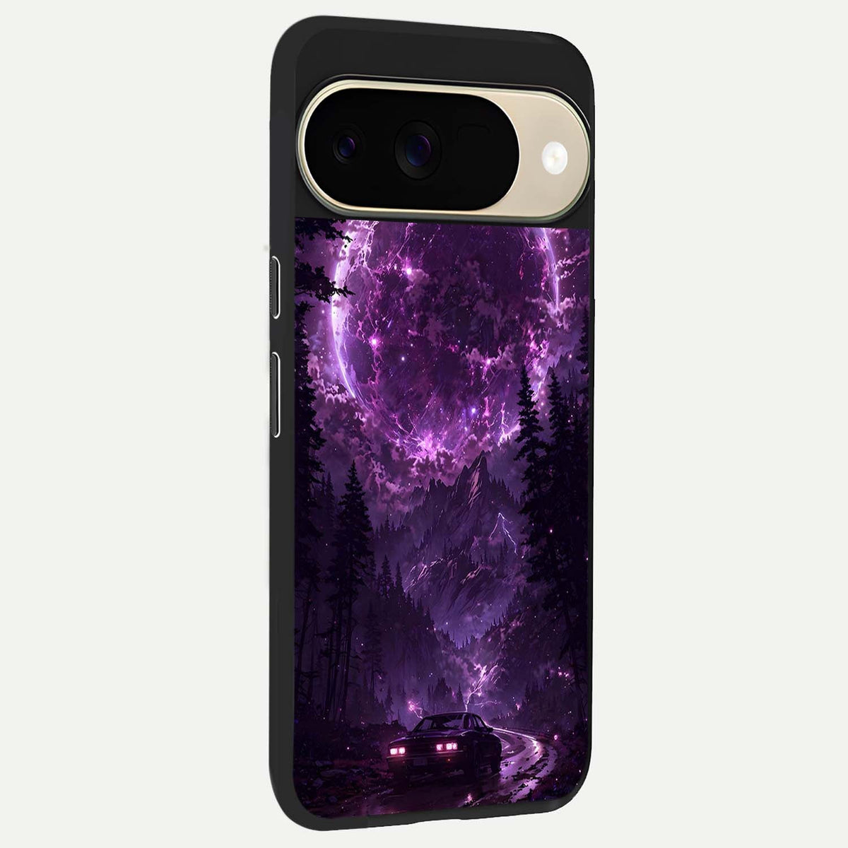  Eternal Cosmic Drive back cover For Google Pixel 9 slim fit glass case with vibrant aesthetic design