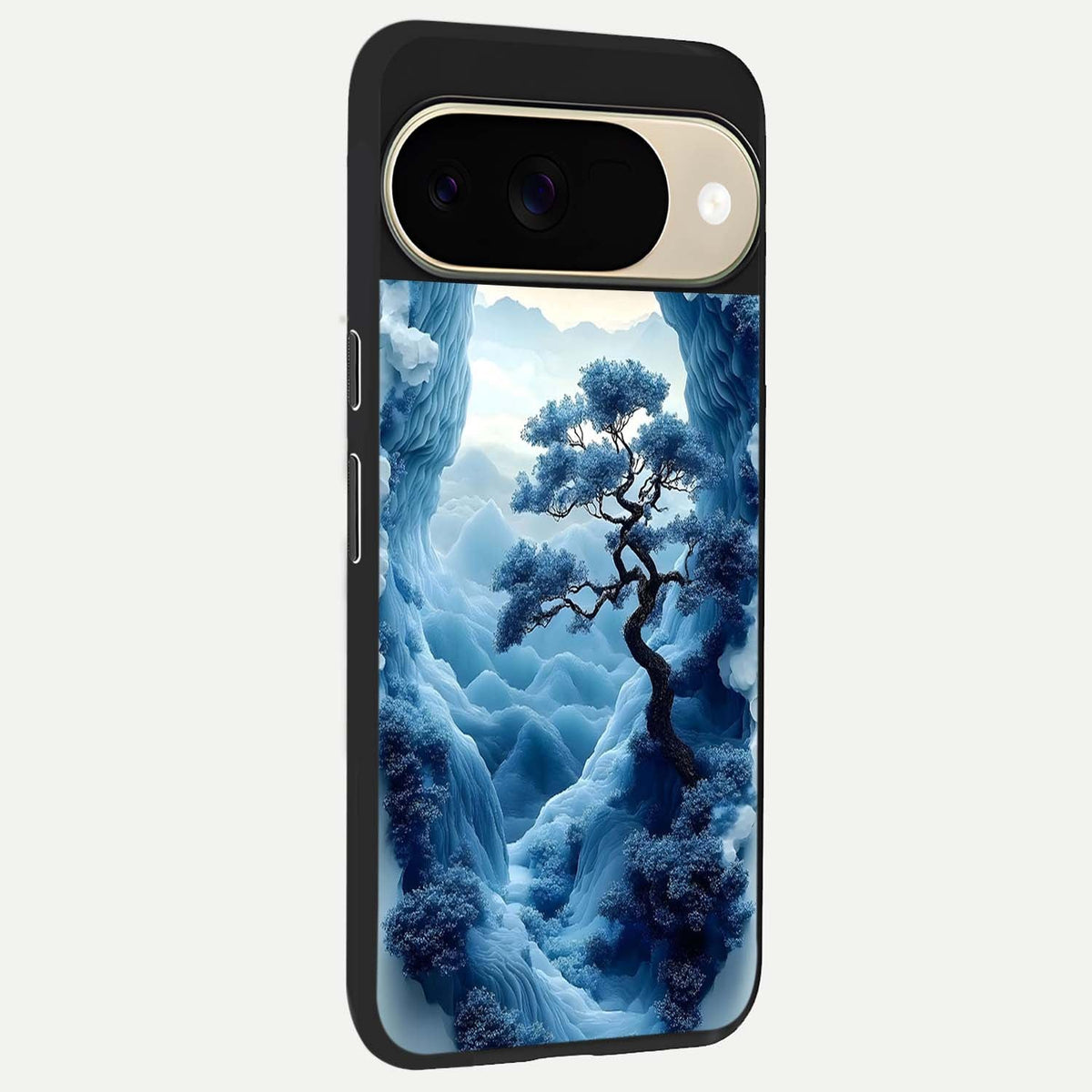  Frozen Serenity Gate back cover For Google Pixel 9 slim fit glass case with vibrant aesthetic design