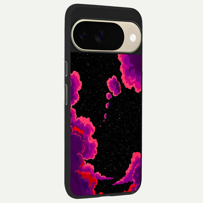  Galaxy Dream Frame back cover For Google Pixel 9 slim fit glass case with vibrant aesthetic design