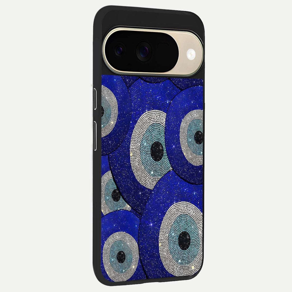  Galaxy Eye Flow back cover For Google Pixel 9 slim fit glass case with vibrant aesthetic design