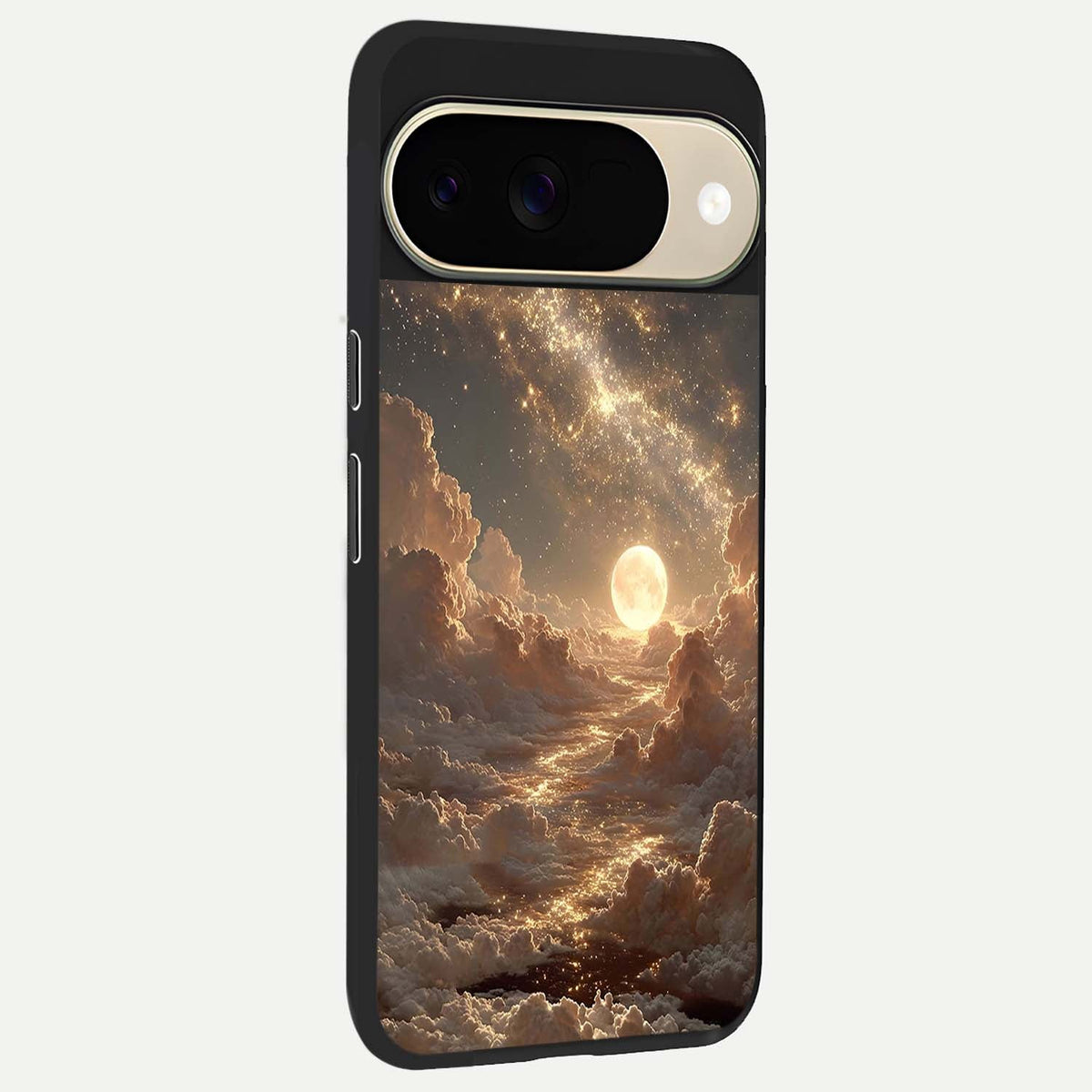  Golden Sky Dream back cover For Google Pixel 9 slim fit glass case with vibrant aesthetic design