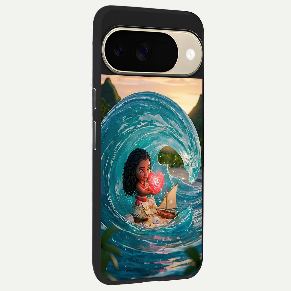  Heart of Ocean back cover For Google Pixel 9 slim fit glass case with vibrant aesthetic design