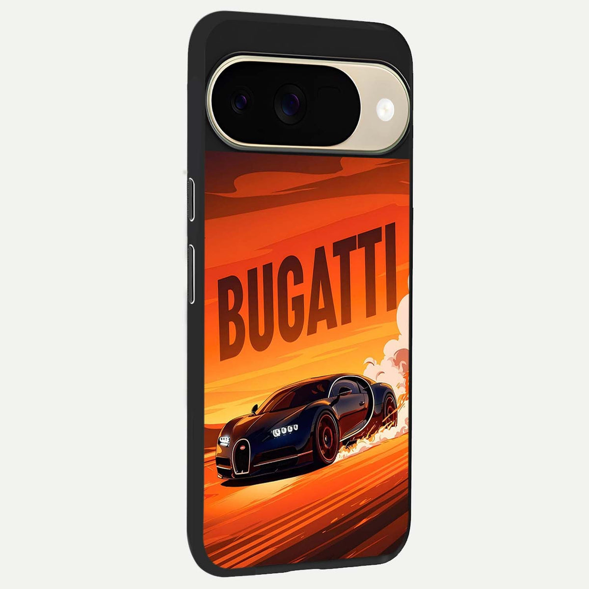  Inferno Bugatti Storm back cover For Google Pixel 9 slim fit glass case with vibrant aesthetic design