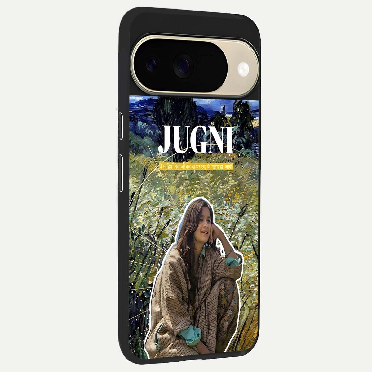 Jugni Soul Vibes back cover For Google Pixel 9 slim fit glass case with vibrant aesthetic design
