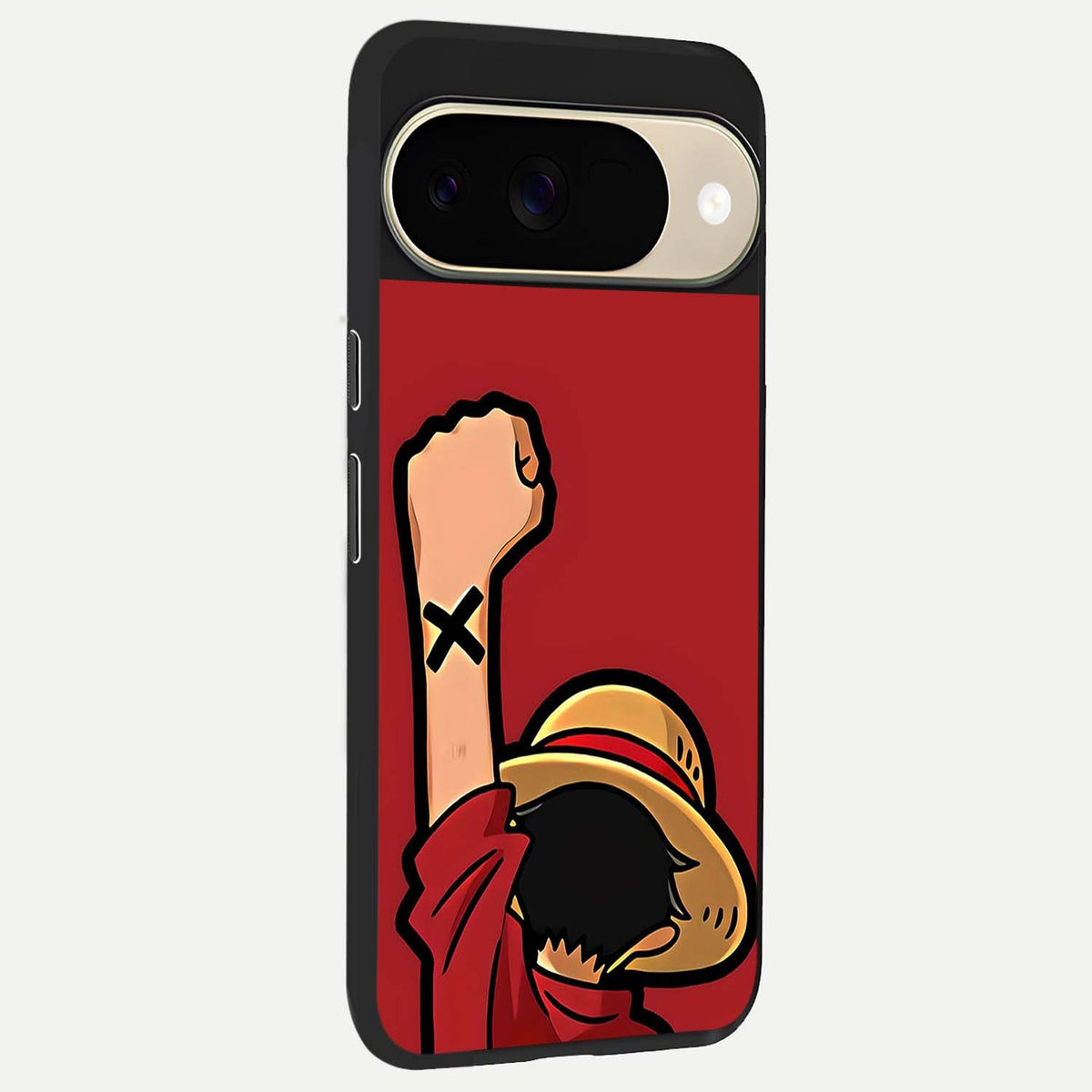  Luffy X Spirit back cover For Google Pixel 9 slim fit glass case with vibrant aesthetic design