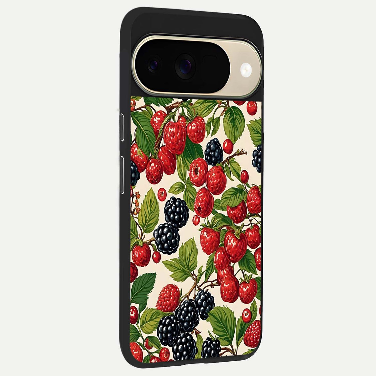  Mixed Berry Collage back cover For Google Pixel 9 slim fit glass case with vibrant aesthetic design