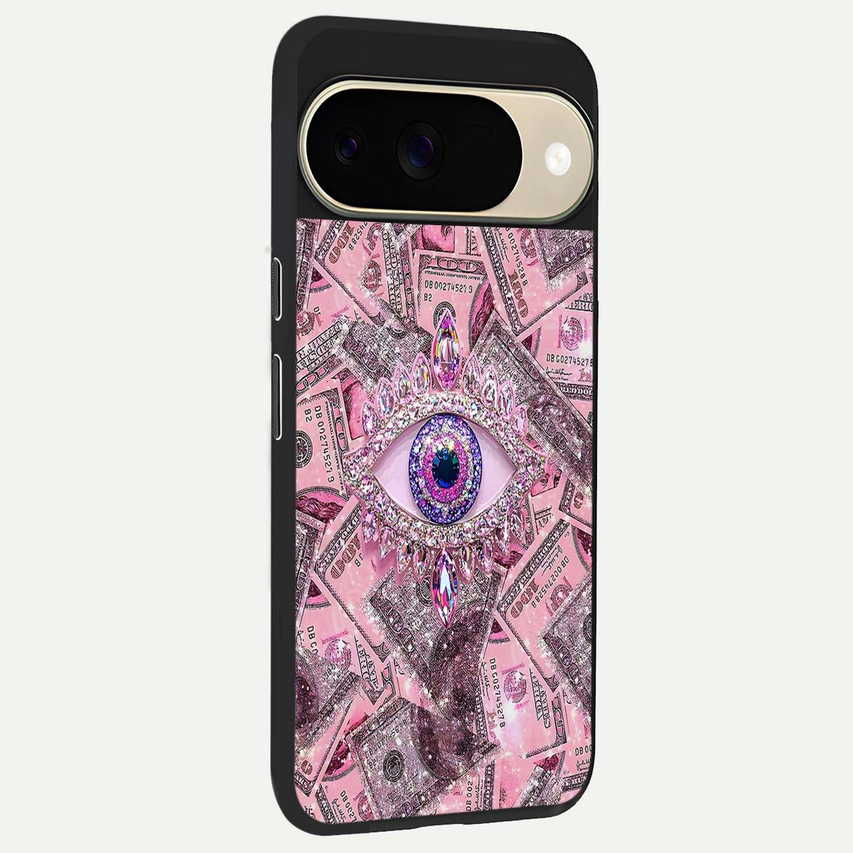  Money Eye Luxe back cover For Google Pixel 9 slim fit glass case with vibrant aesthetic design