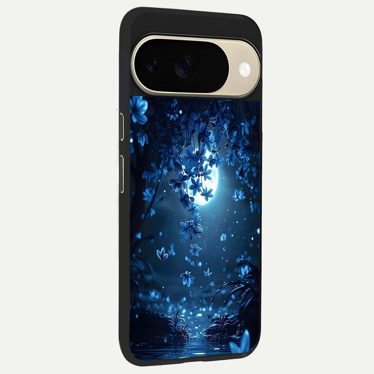  Moonlight Petal Dream back cover For Google Pixel 9 slim fit glass case with vibrant aesthetic design