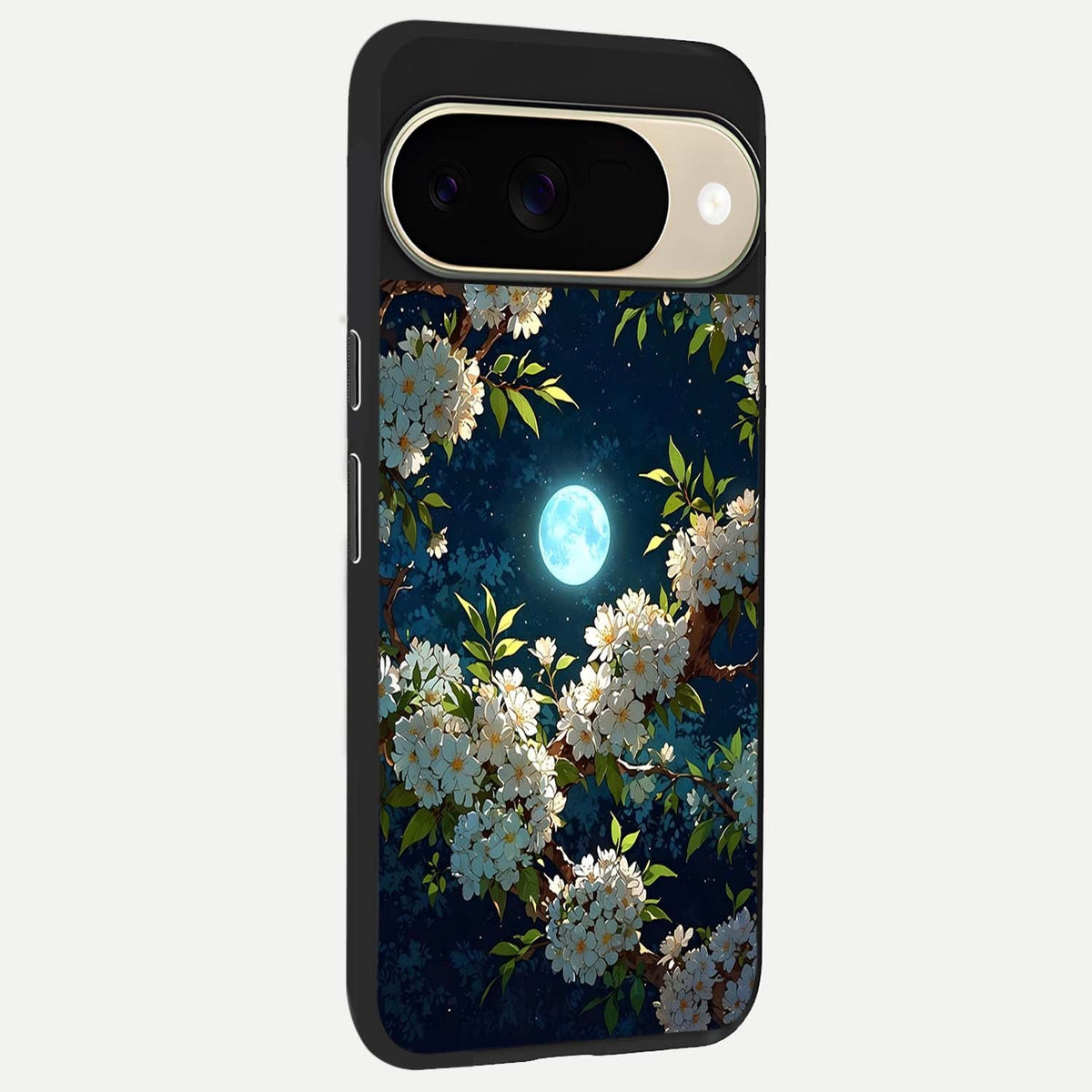  Moonlit Blossom Dream back cover For Google Pixel 9 slim fit glass case with vibrant aesthetic design