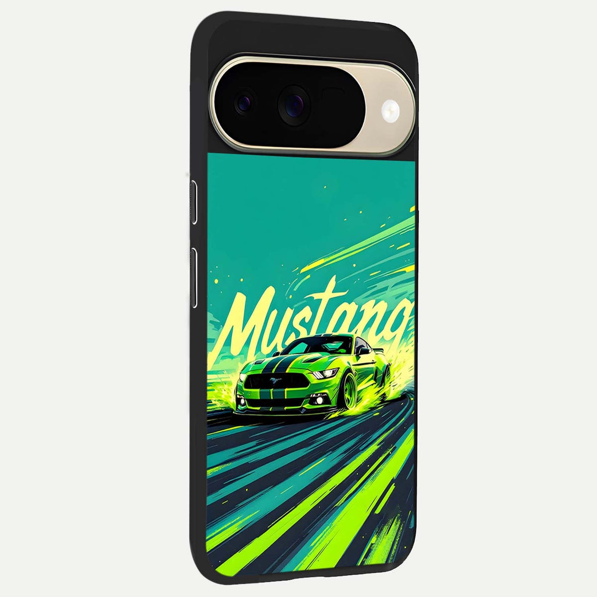  Mustang Bang back cover For Google Pixel 9 slim fit glass case with vibrant aesthetic design