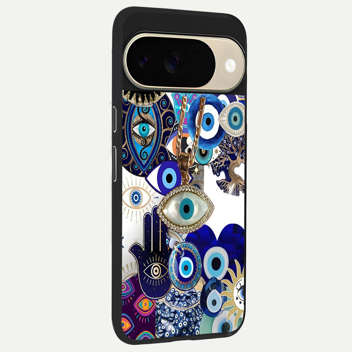  Mystic Charm Eye back cover For Google Pixel 9 slim fit glass case with vibrant aesthetic design