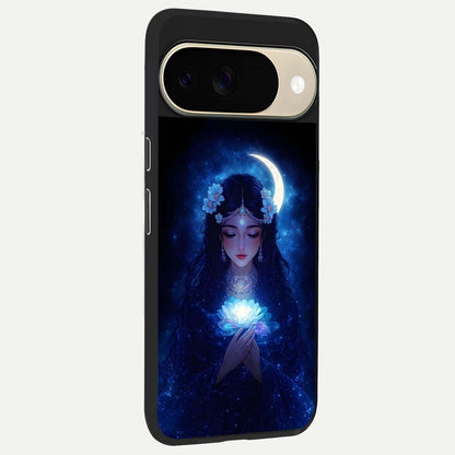  Mystic Moon Queen back cover For Google Pixel 9 slim fit glass case with vibrant aesthetic design