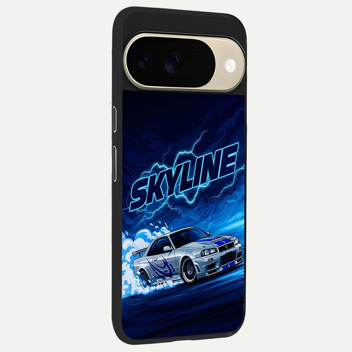 Neon Drift Beast back cover For Google Pixel 9 slim fit glass case with vibrant aesthetic design