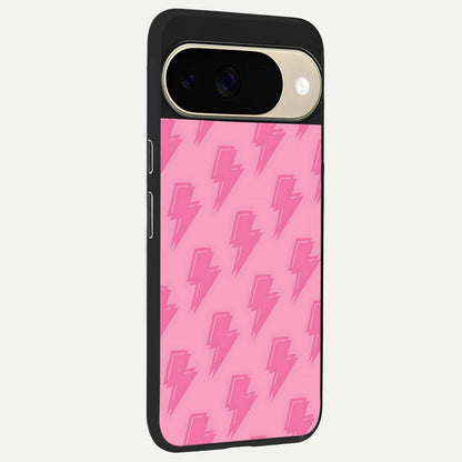  Pink Moo Magic back cover For Google Pixel 9 slim fit glass case with vibrant aesthetic design