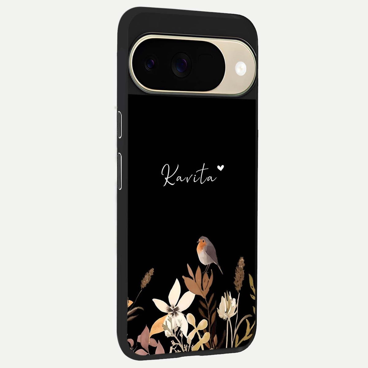  Quiet Garden Tune Custom Name back cover For Google Pixel 9 slim fit glass case with vibrant aesthetic design