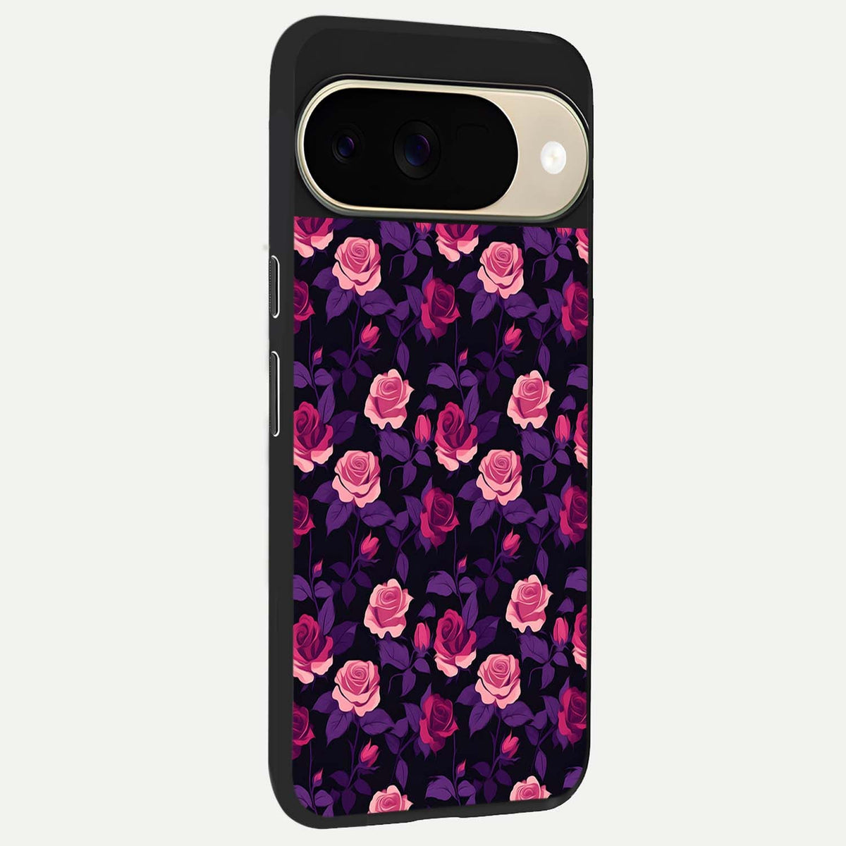  Rose Garden Twilight back cover For Google Pixel 9 slim fit glass case with vibrant aesthetic design