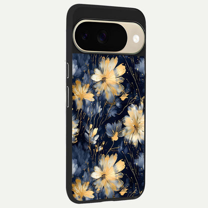  Royal Petal Dream back cover For Google Pixel 9 slim fit glass case with vibrant aesthetic design
