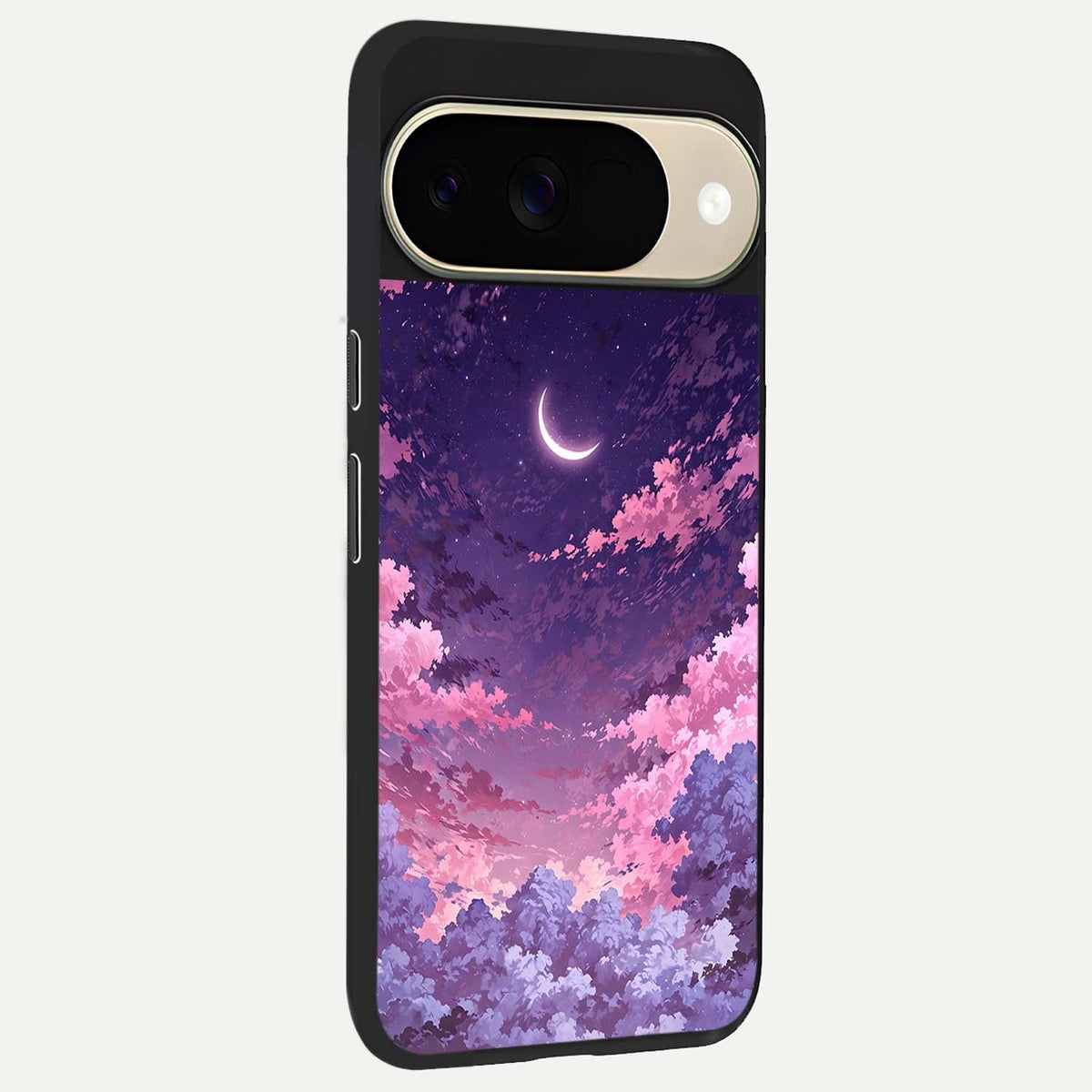  Sky Drift Clouds back cover For Google Pixel 9 slim fit glass case with vibrant aesthetic design