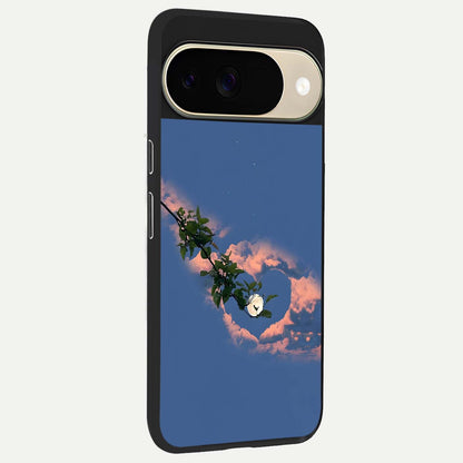  Sky Under Tree back cover For Google Pixel 9 slim fit glass case with vibrant aesthetic design