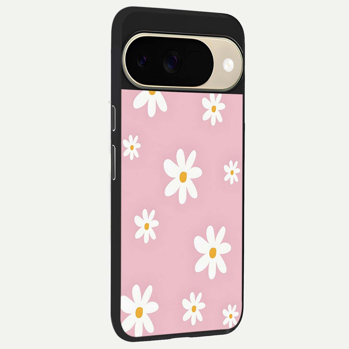  Soft Daisy Bliss back cover For Google Pixel 9 slim fit glass case with vibrant aesthetic design