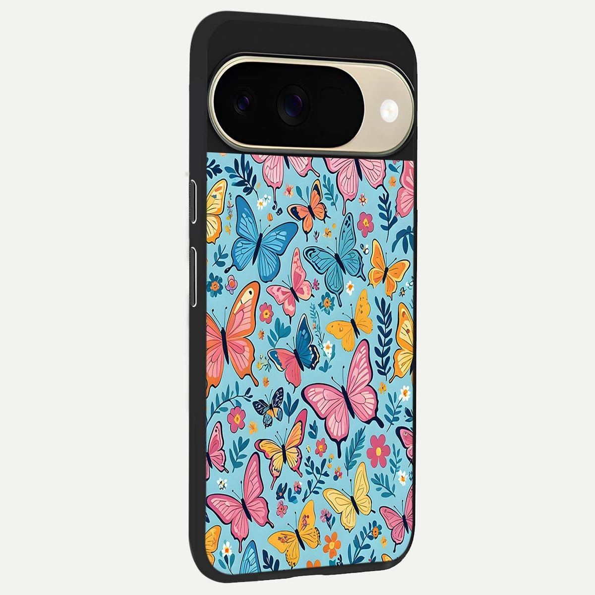  Spring Wing Garden back cover For Google Pixel 9 slim fit glass case with vibrant aesthetic design